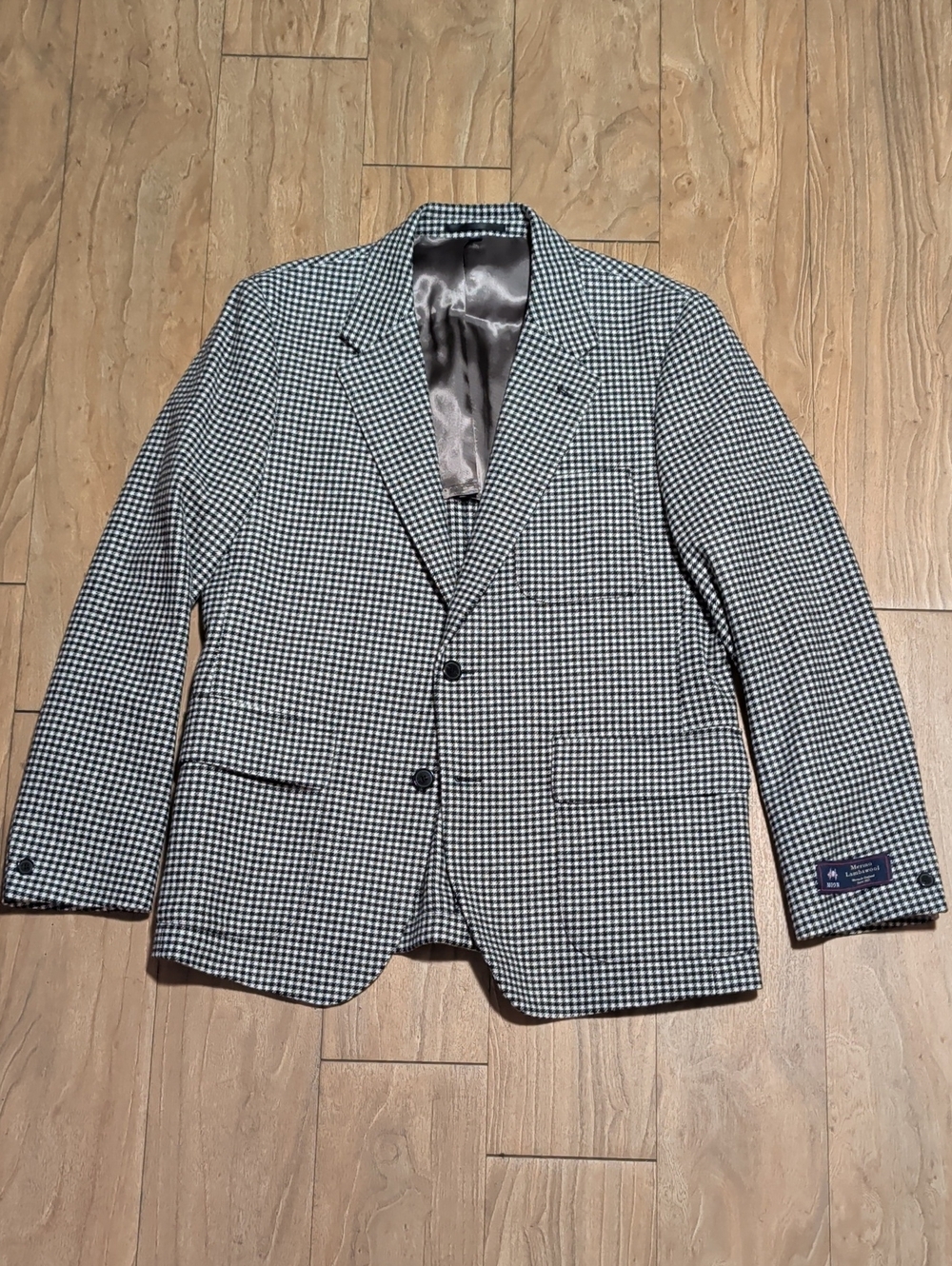 J. Crew Black & White Houndstooth Blazer